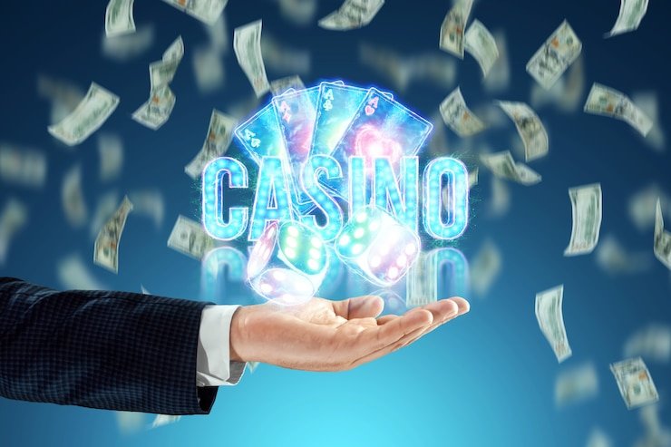 Antarmuka permainan Spadegaming dengan tabel dealer dan opsi taruhan yang jelas